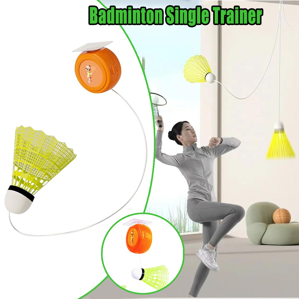 Badminton Raket - Badminton Trainer Rebound Sticky Ceiling Hanging