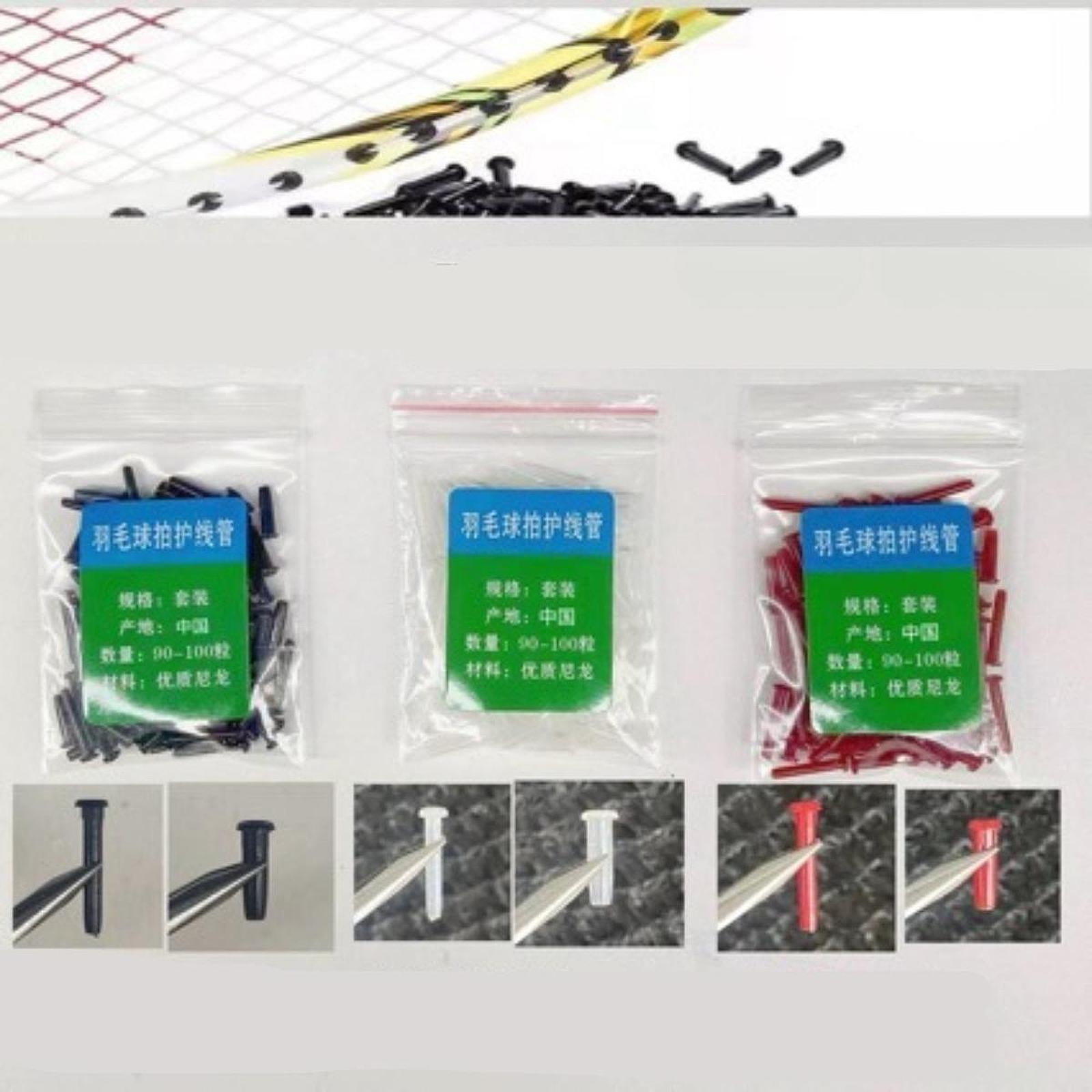 Badminton Youtube - Durable Nylon Racquet Grommets Eyelets Complete