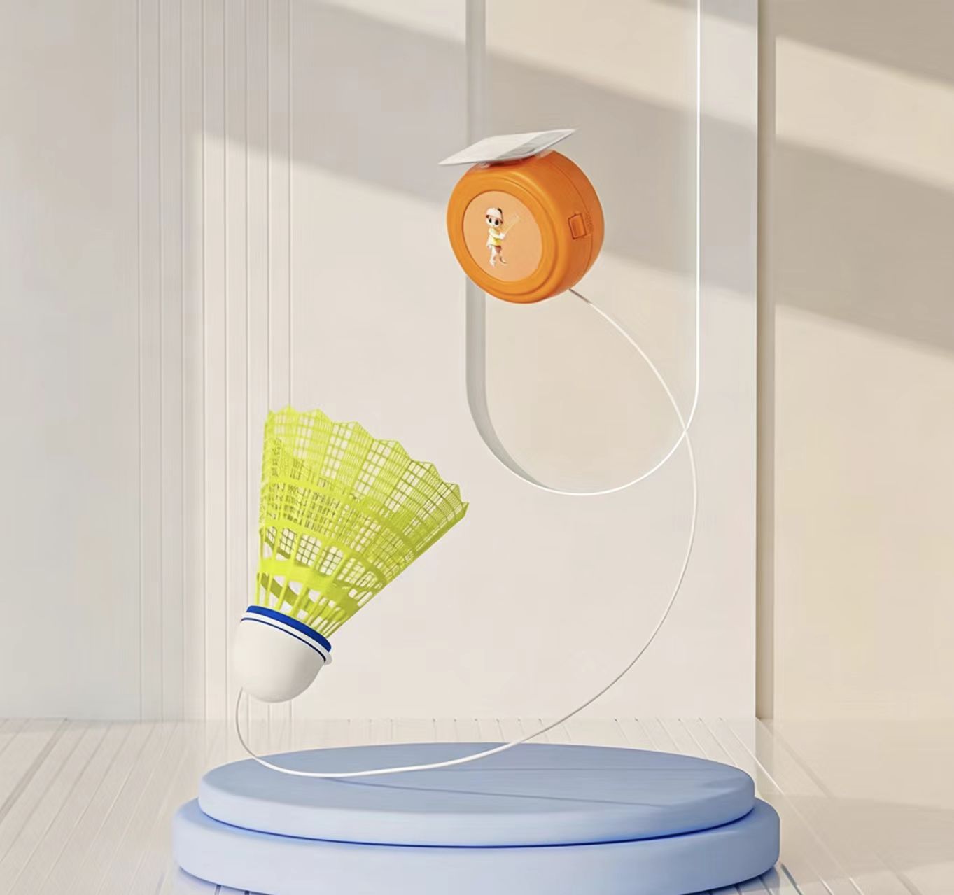 Badminton Raket - Automatic Badminton Trainer Solo Practice Rebounder
