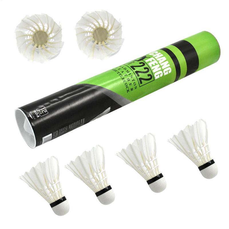 12Pc Badminton Shuttlecock Fea - Badminton Raket 评论和价格