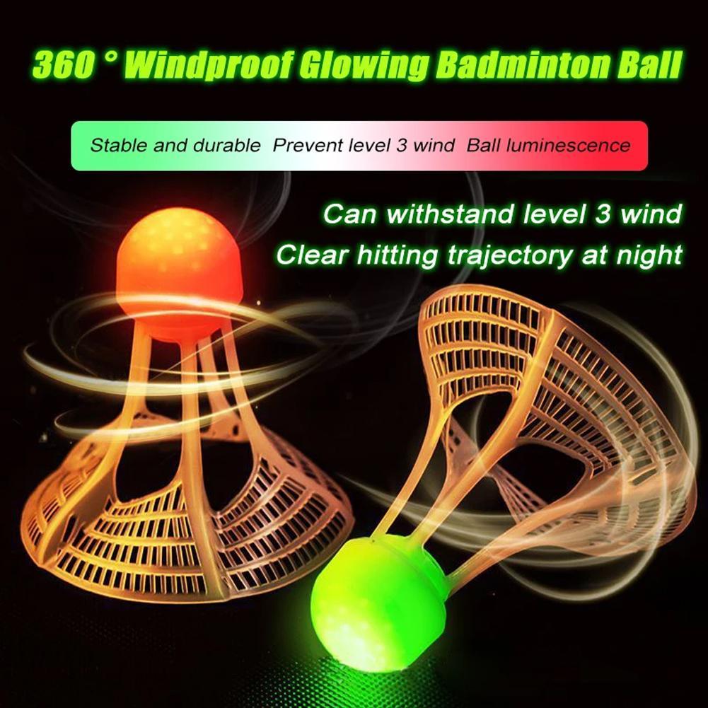 Glow Badminton Shuttlecocks,Li - Badminton Raket 评论和价格