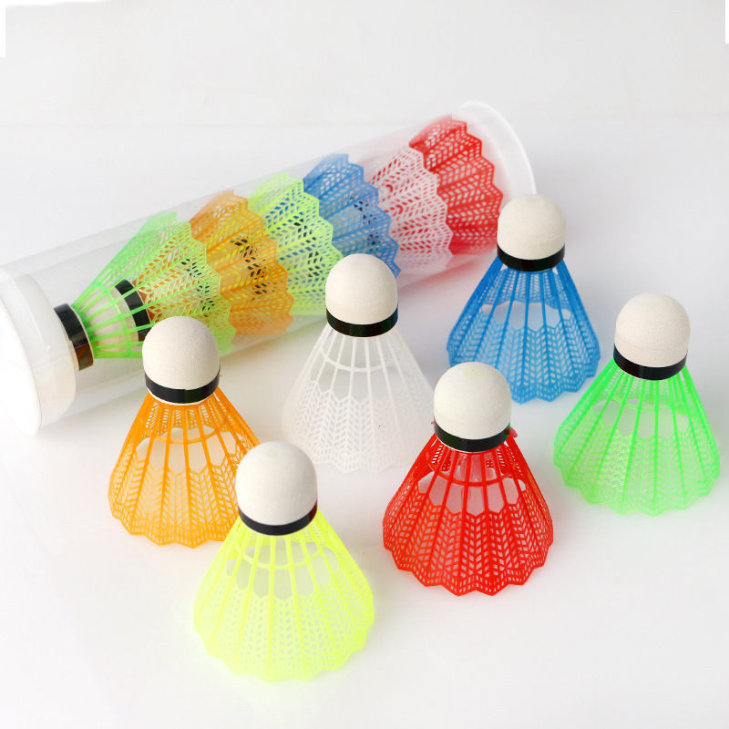 12 Pcs/Set Colorful Shuttlecoc - Badminton Shuttlecock 评论和价格