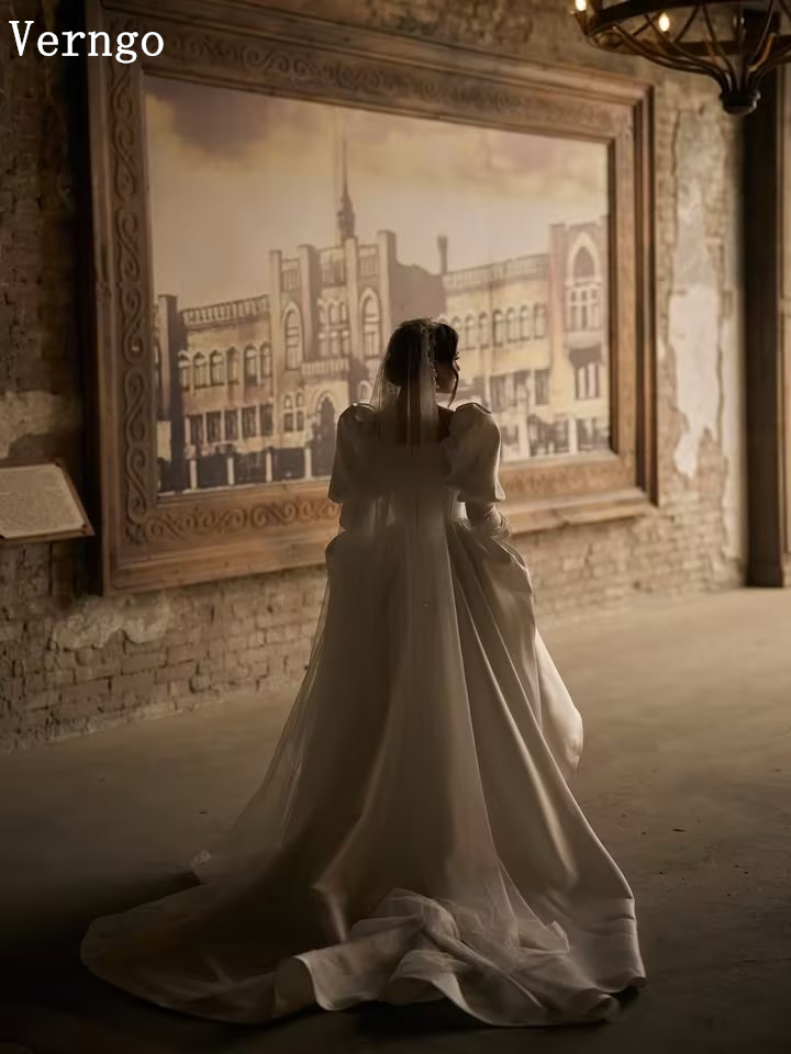 Verngo lvory Satin Wedding Dre - Badminton Victory 评论和价格