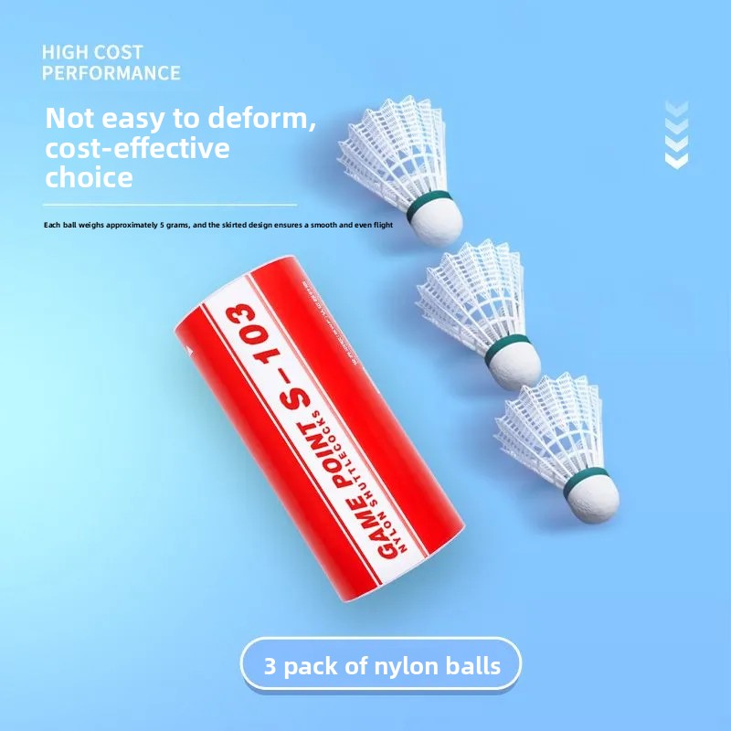 1tube 3pcs Kumpoo Badminton ba - Badminton Shuttlecock 评论和价格