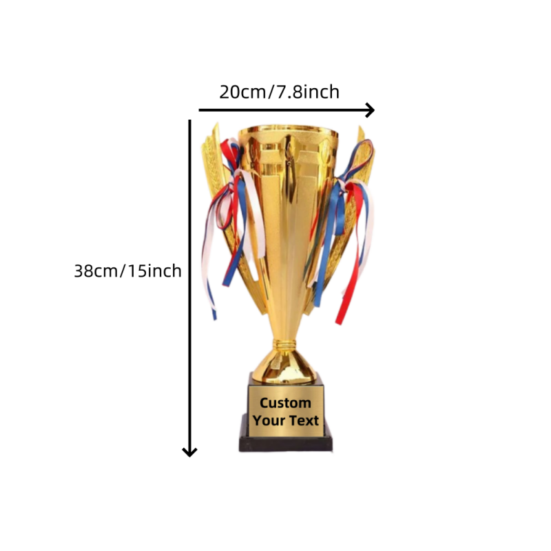 11/15inch Tall Gold Cup Trophy - Badminton Victory 评论和价格