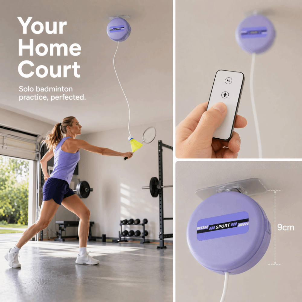 8pcs Ceiling Mounted Badminton - Badminton Field 评论和价格