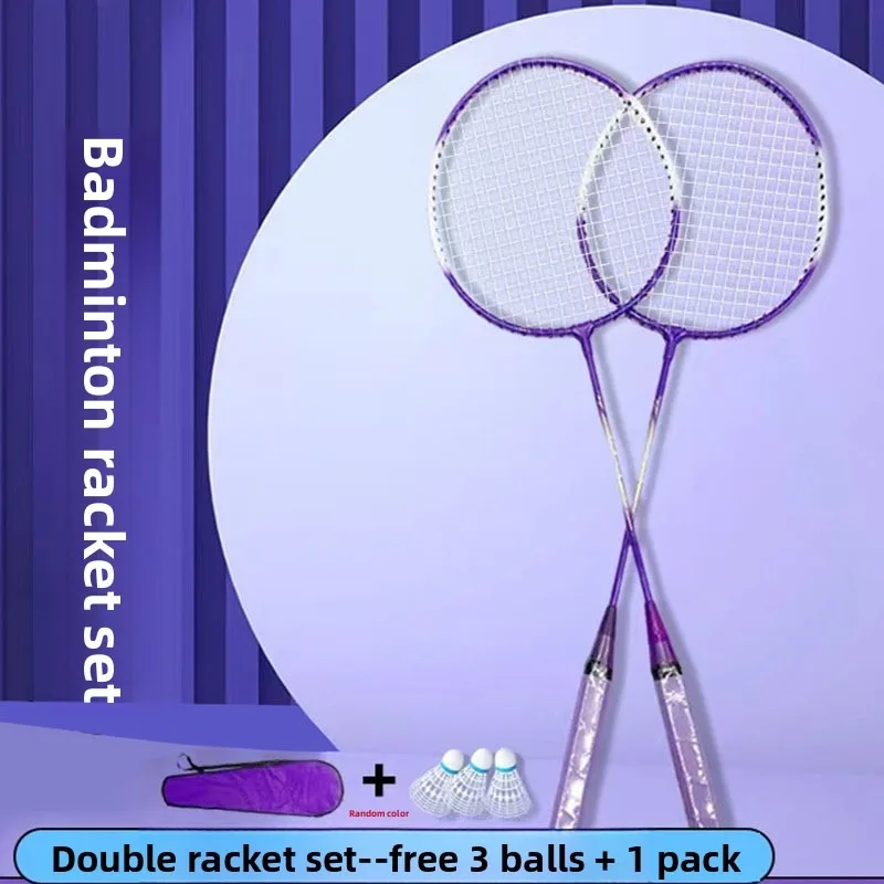 Badminton Racket Set with 3 Sh - Badminton Raket 评论和价格